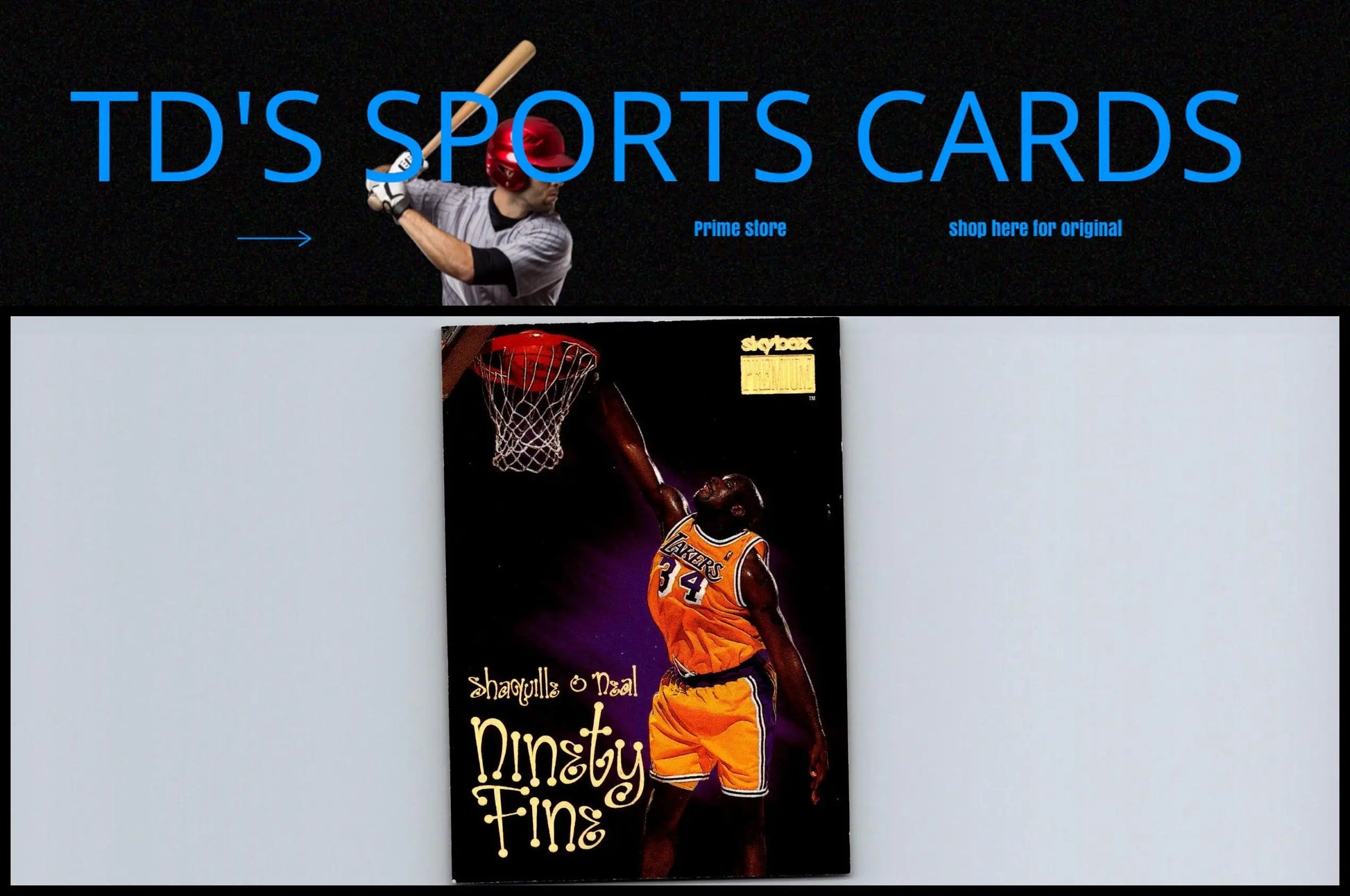 1998-99 SkyBox Premium #212 Shaquille O’Neal Trading Card Image for Collectors