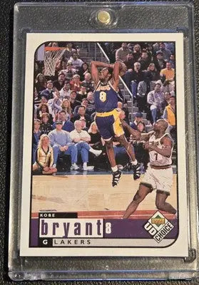 Kobe Bryant basketball card from 1998-99 UD Choice Preview Los Angeles Lakers collection