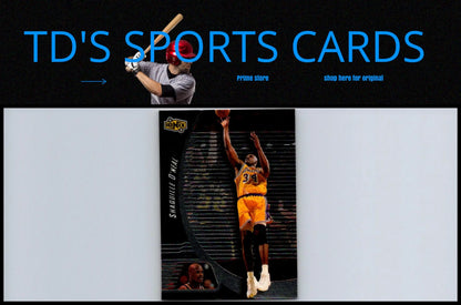 1998-99 Upper Deck Ionix #32 Shaquille O’Neal basketball card collectible item