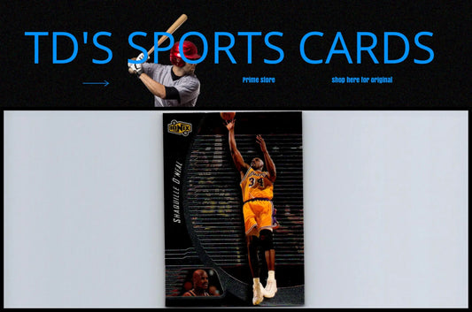 1998-99 Upper Deck Ionix #32 Shaquille O’Neal basketball card collectible item