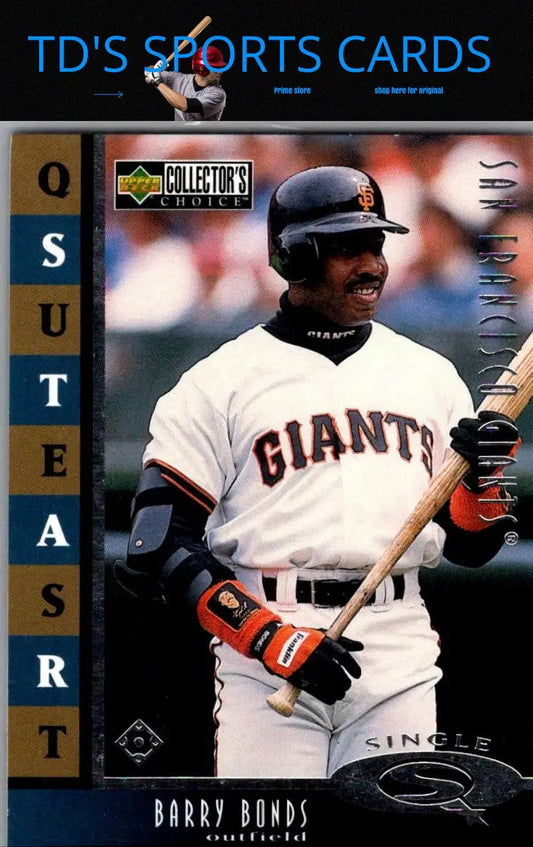 1998 Collector’s Choice SQ15 Barry Bonds StarQuest Single baseball card display