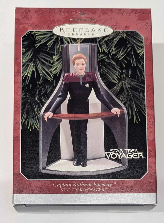 Hallmark Keepsake Ornament featuring Starfleet Captain Kathryn Janeway from Star Trek Voyager