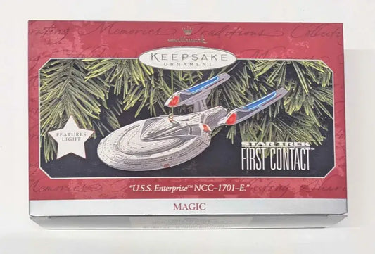 Hallmark Keepsake Ornament of USS Enterprise NCC-1701-E from Star Trek: First Contact