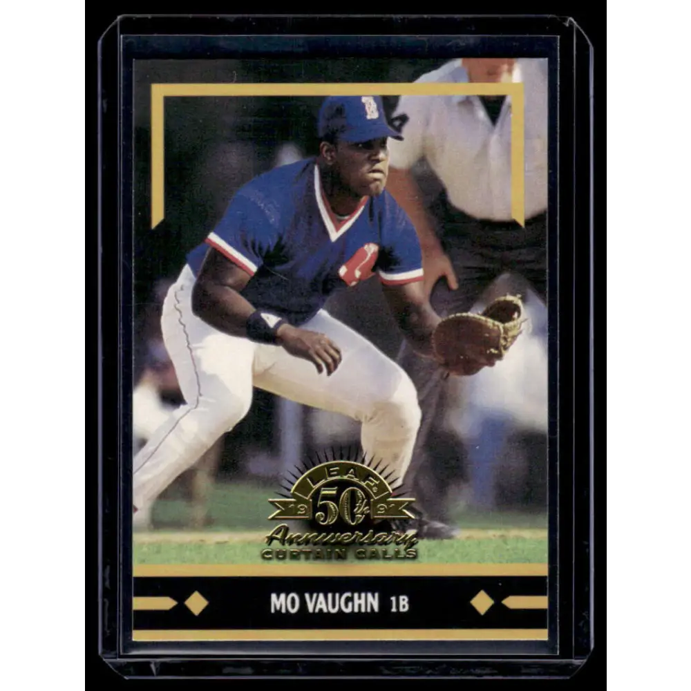 1998 Leaf #148 Mo Vaughn NM-MT Boston Red Sox Baseball Card