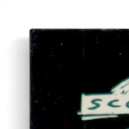 Corner of a black Score Baseball Kevin Brown Showcase Series card or book cover