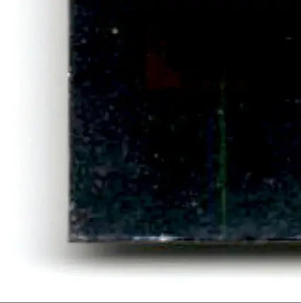 Dark speckled panel with red triangle and green line from 1998 Score Baseball Kevin Brown Showcase Series