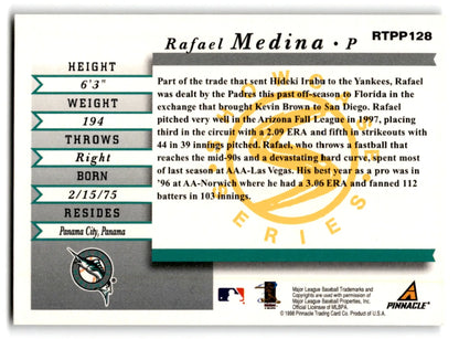 Score Baseball Kevin Kevin Brown Showcase Series baseball card with stats and bio