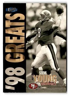 Steve Young San Francisco 49ers football card from 1998 Ultra #380