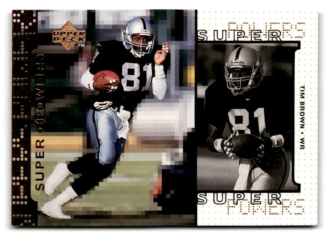 1998 Upper Deck #S27 Tim Brown Super Powers - Trading Cards