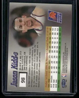1999-00 Fleer Mystique Jason Kidd #98 Basketball - Basketball Card