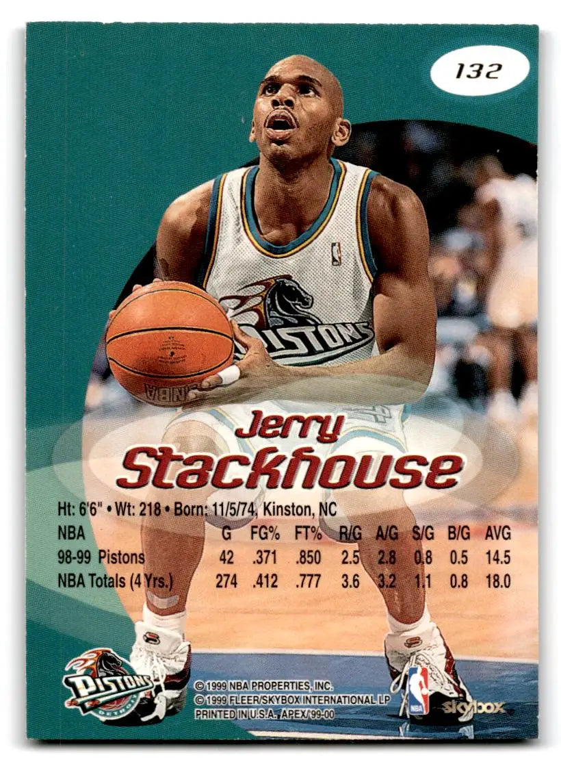 1999-00 SkyBox Apex #132 Jerry Stackhouse - Trading Card