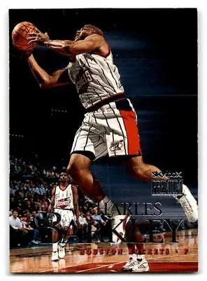 Charles Barkley in action featured on 1999-00 SkyBox Premium trading card #74