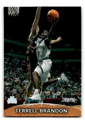 Terrell Brandon trading card from the 1999-00 Stadium Club collection