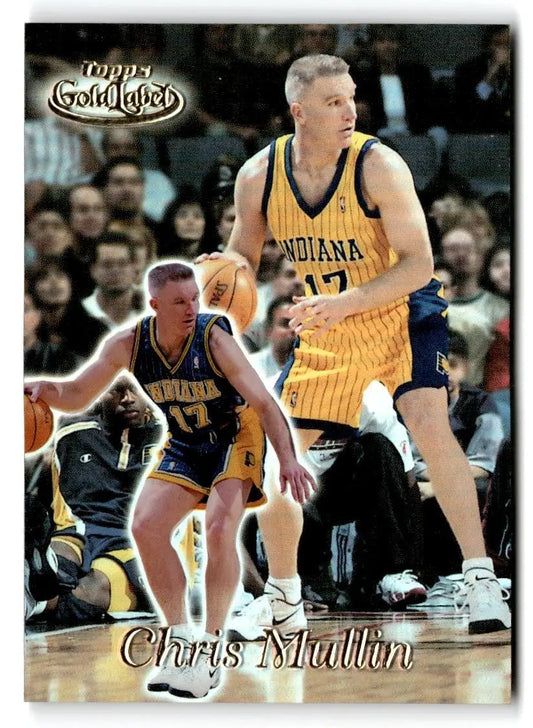 Chris Mullin basketball card from 1999-00 Topps Gold Label #57 collectible series