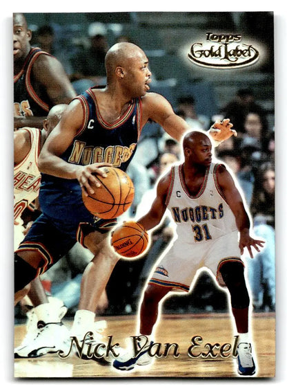 1999-00 Topps Gold Label #8 Nick Van Exel - Trading Card