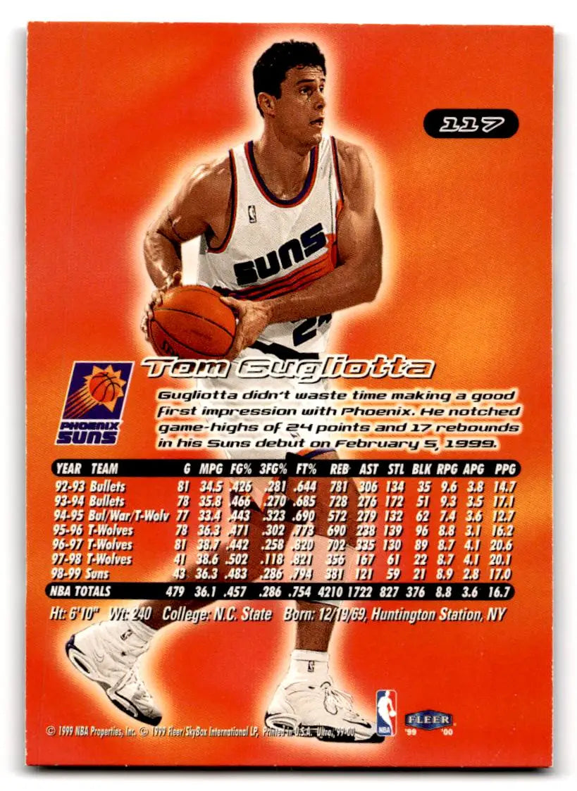 1999-00 Ultra #117 Tom Gugliotta - Trading Cards