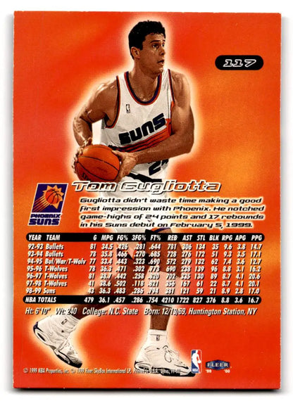 1999-00 Ultra #117 Tom Gugliotta - Trading Cards