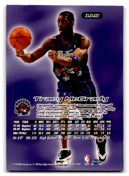 1999-00 Ultra #119 Tracy McGrady - Trading Card