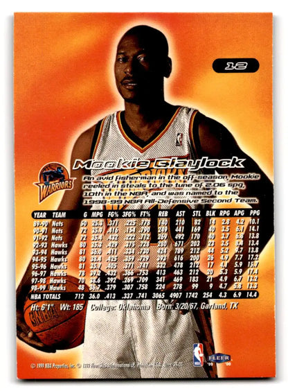 1999-00 Ultra #12 Mookie Blaylock - Trading Card
