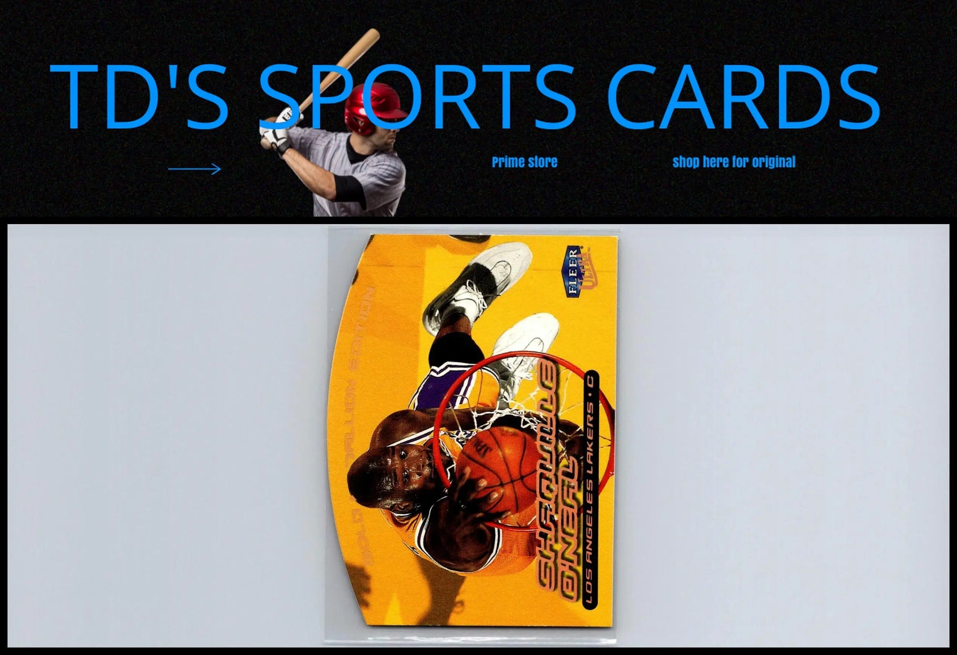 1999-00 Ultra 40G Shaquille O’Neal Gold Medallion basketball card display image