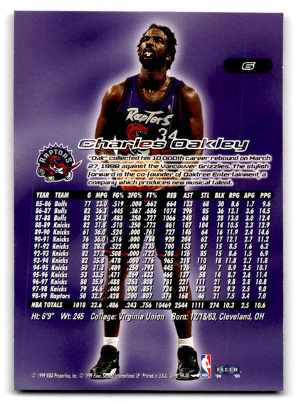 1999-00 Ultra #6 Charles Oakley - Trading Cards