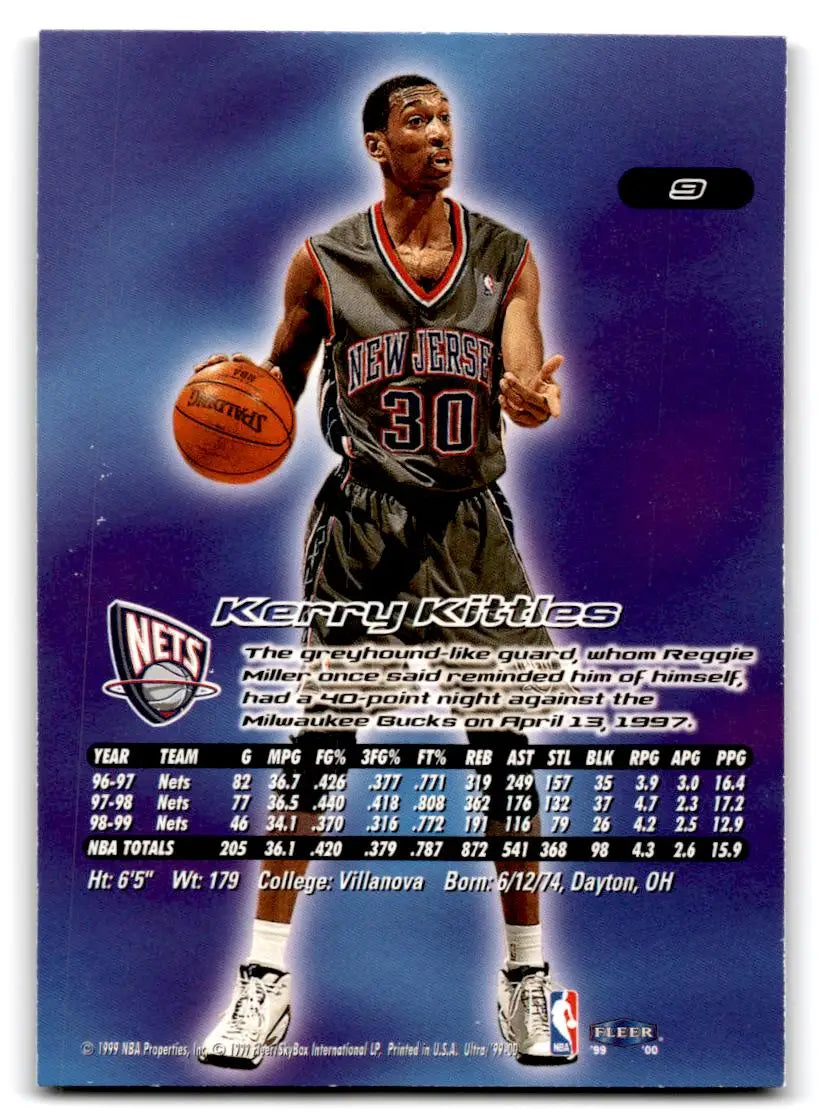 1999-00 Ultra #9 Kerry Kittles - Trading Card