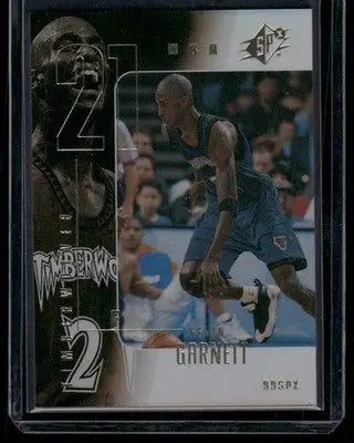 1999-00 Upper Deck SPx Kevin Garnett #47 Basketball - Basketball Card