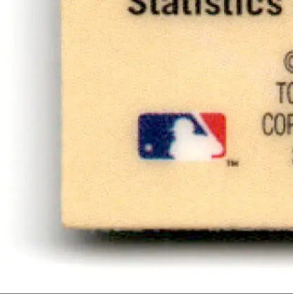 Part of a tan rectangular Bowman Baseball card featuring MLB and Los Angeles Dodgers logos