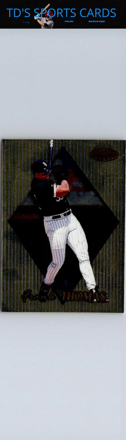 1999 Bowman’s Best #20 Frank Thomas baseball card, a must-have for trading cards collectors