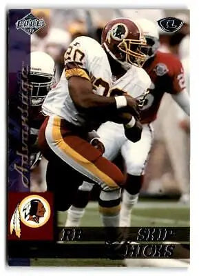 Football trading card of Skip Hicks from 1999 Collector’s Edge Advantage Series
