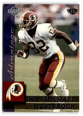 Michael Westbrook trading card from 1999 Collector’s Edge Advantage #150 collectible set