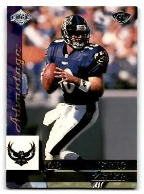 1999 Collector’s Edge Advantage #16 Eric Zeier trading card featuring football player