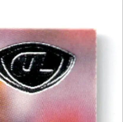 Black shield emblem with stylized J and L for 1999 Collector’s Edge Football Advantage Jerome Bettis