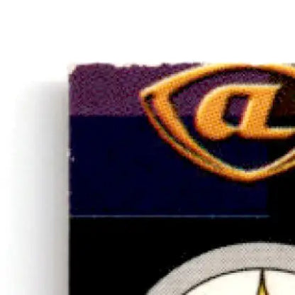Fragment of a comic book cover with a gold-bordered a logo for Edge Football Advantage Jerome Bettis