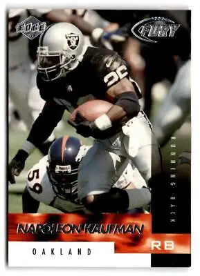 Napoleon Kaufman trading card from 1999 Collector’s Edge Fury #77 for collectors