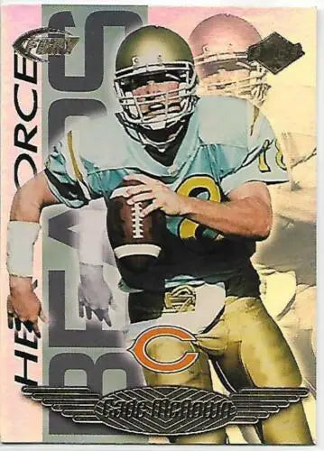 Chicago Bears football card featuring Cade McNown, original gloss near mint condition