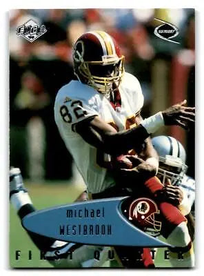 Football trading card featuring Michael Westbrook from Edge Odyssey series