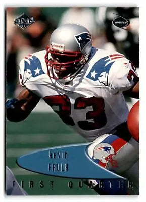Kevin Faulk 1999 Collector’s Edge Odyssey #91 trading card display for collectors