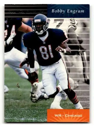 Bobby Engram Chicago Bears football card featuring original gloss from 1999 Donruss