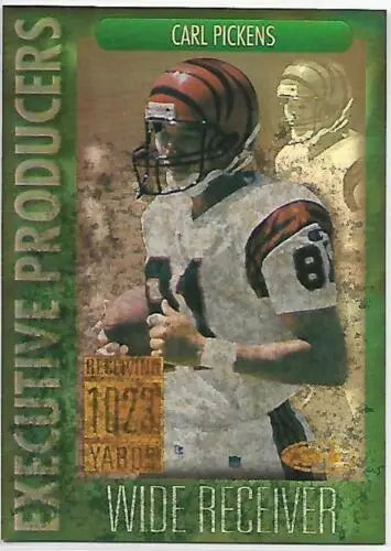 1999 Donruss Executive Producers Carl Pickens football card with original gloss NM-MT