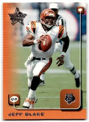 Football card of 1999 Donruss Leaf Rookies & Stars Jeff Blake Cincinnati Bengals #46