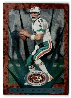 Dan Marino football card from 1999 Donruss Preferred QBC #29 collectible set