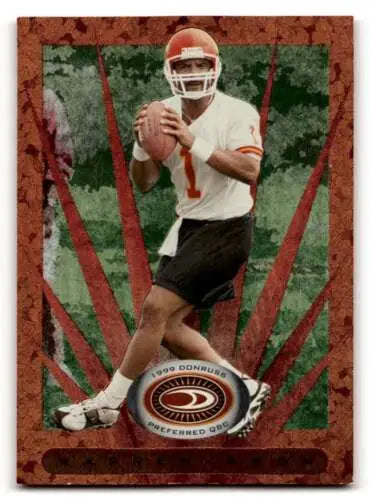 Original gloss 1999 Donruss Preferred QBC Warren Moon Kansas City Chiefs football card