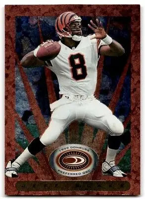 Football player card of 1999 Donruss Preferred QBC Jeff Blake Cincinnati Bengals #3