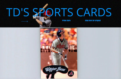 1999 Fleer Mystique #45 Chipper Jones baseball card for trading card collectors