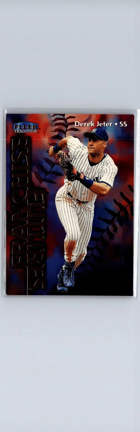 Derek Jeter baseball card from Fleer Tradition series 1999 Fleer Tradition #585