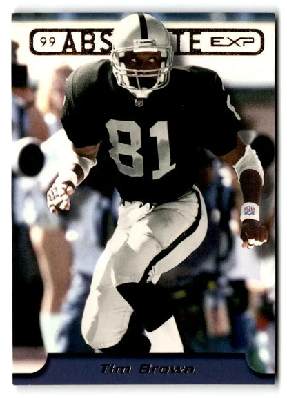 1999 Playoff Absolute EXP #153 Tim Brown - Trading Card