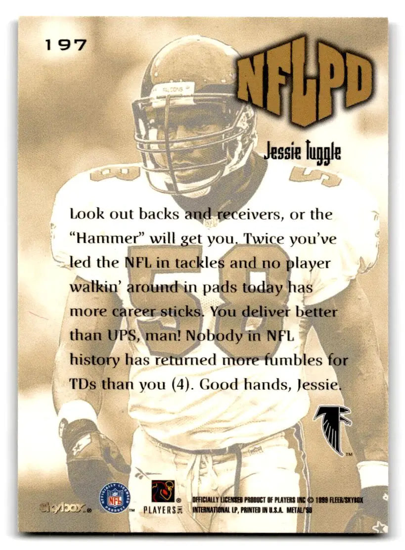 1999 SkyBox Metal Universe #197 Jessie Tuggle - Trading Card