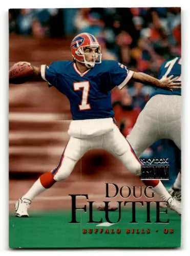 Doug Flutie football card from 1999 SkyBox Premium featuring original gloss design