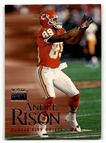 1999 SkyBox Premium #109 Andre Rison football card in original gloss condition Chiefs
